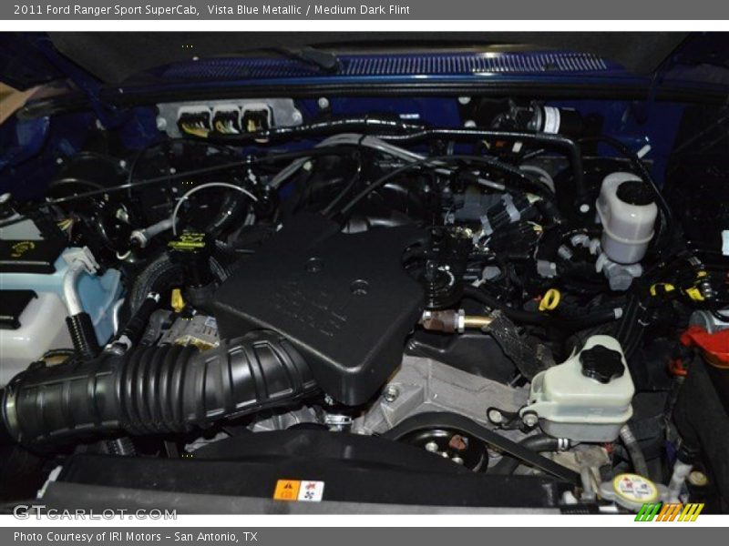 Vista Blue Metallic / Medium Dark Flint 2011 Ford Ranger Sport SuperCab