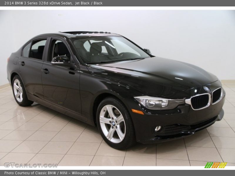 Jet Black / Black 2014 BMW 3 Series 328d xDrive Sedan