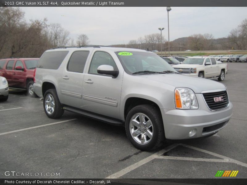 Quicksilver Metallic / Light Titanium 2013 GMC Yukon XL SLT 4x4