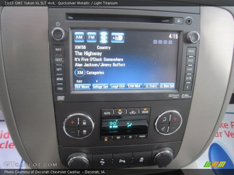 Quicksilver Metallic / Light Titanium 2013 GMC Yukon XL SLT 4x4