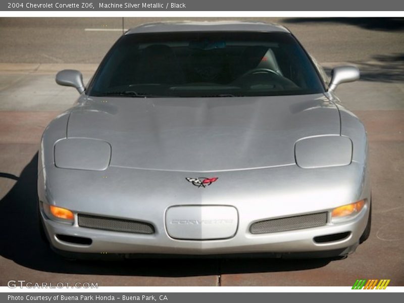 Machine Silver Metallic / Black 2004 Chevrolet Corvette Z06