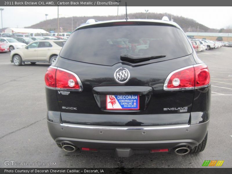 Carbon Black Metallic / Ebony/Ebony 2011 Buick Enclave CXL AWD