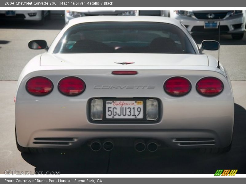 Machine Silver Metallic / Black 2004 Chevrolet Corvette Z06