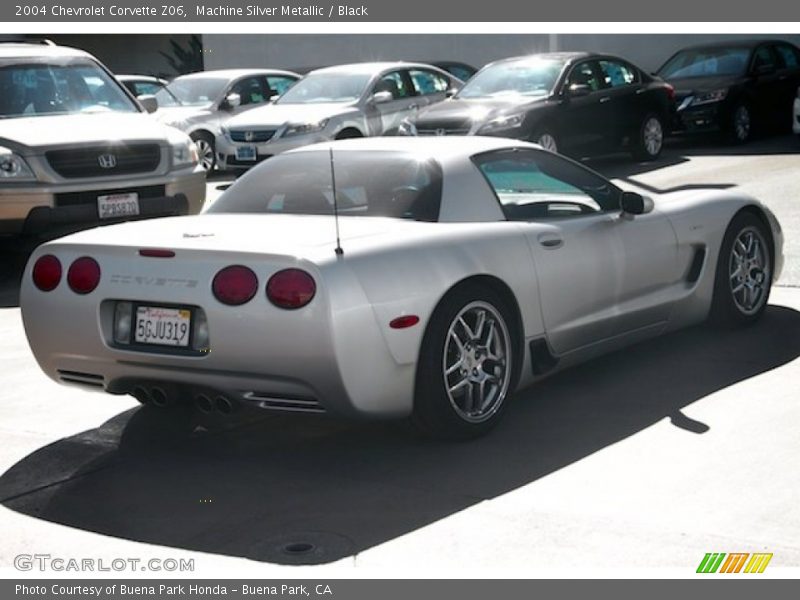 Machine Silver Metallic / Black 2004 Chevrolet Corvette Z06