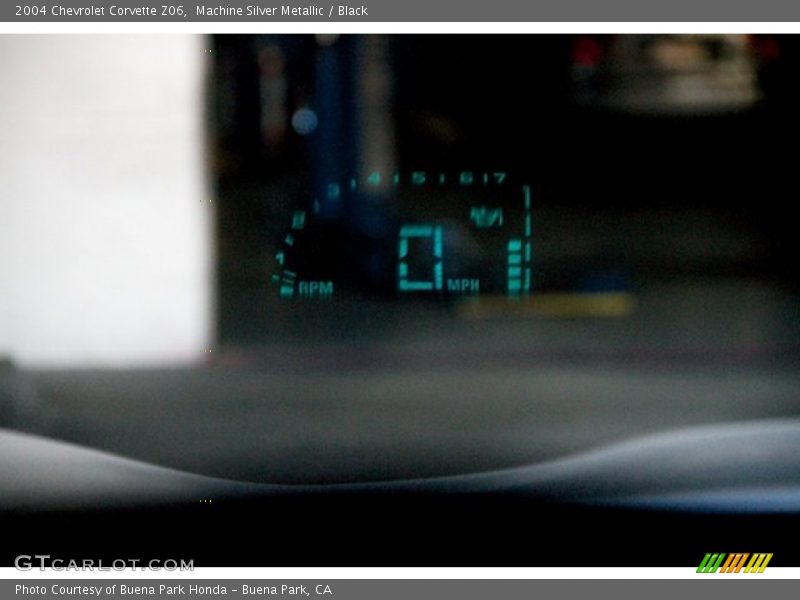 Machine Silver Metallic / Black 2004 Chevrolet Corvette Z06