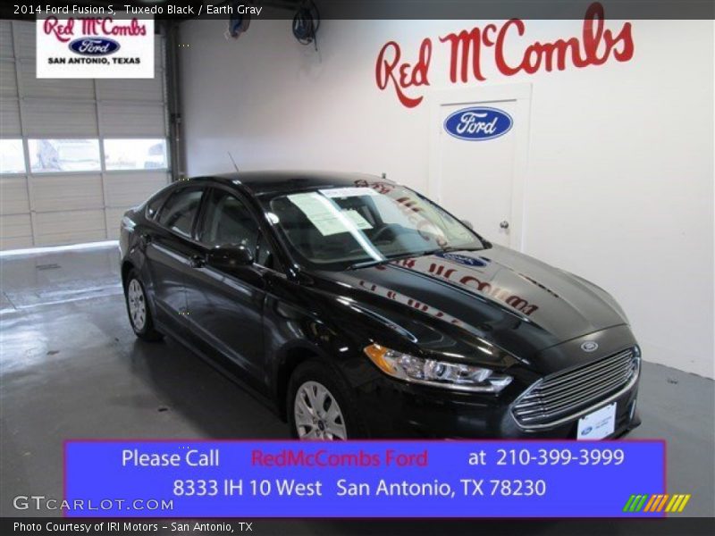Tuxedo Black / Earth Gray 2014 Ford Fusion S