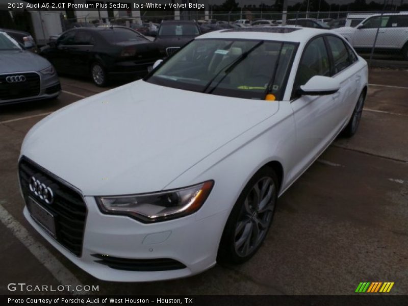 Ibis White / Velvet Beige 2015 Audi A6 2.0T Premium Plus Sedan