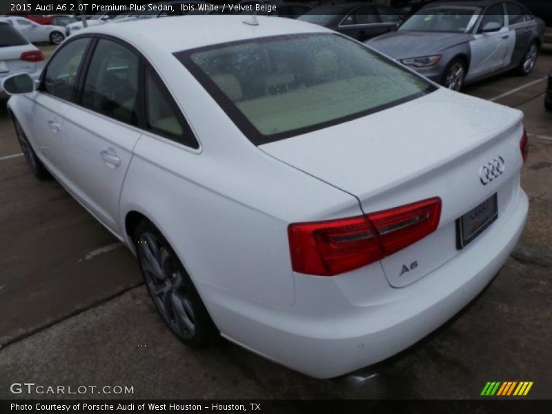 Ibis White / Velvet Beige 2015 Audi A6 2.0T Premium Plus Sedan