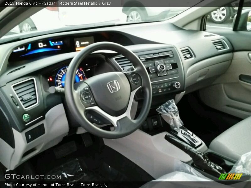  2015 Civic HF Sedan Gray Interior