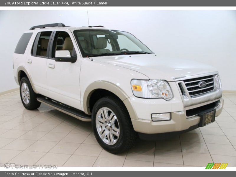 White Suede / Camel 2009 Ford Explorer Eddie Bauer 4x4