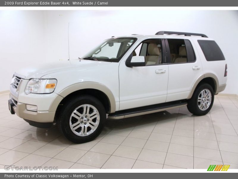 White Suede / Camel 2009 Ford Explorer Eddie Bauer 4x4
