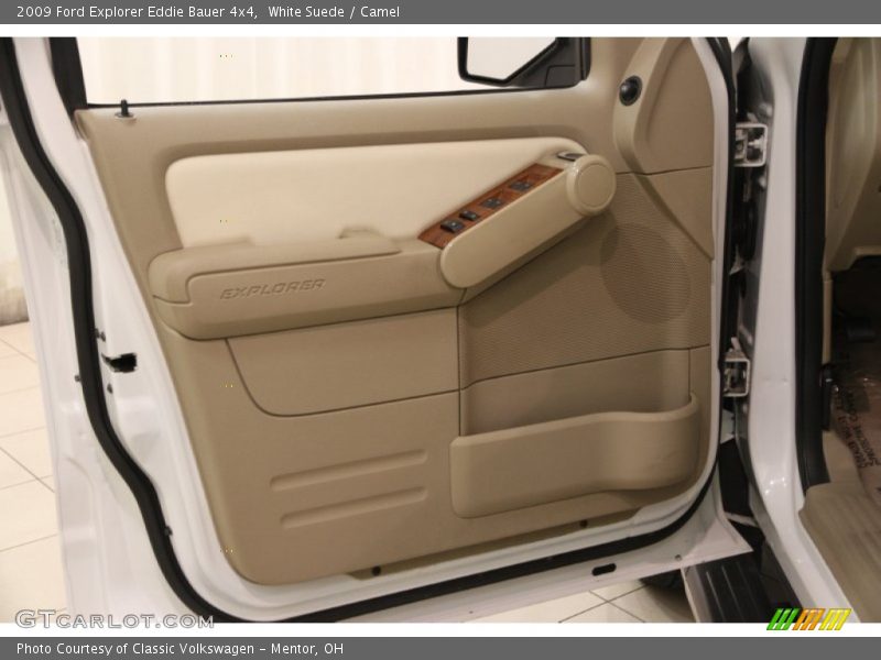 White Suede / Camel 2009 Ford Explorer Eddie Bauer 4x4