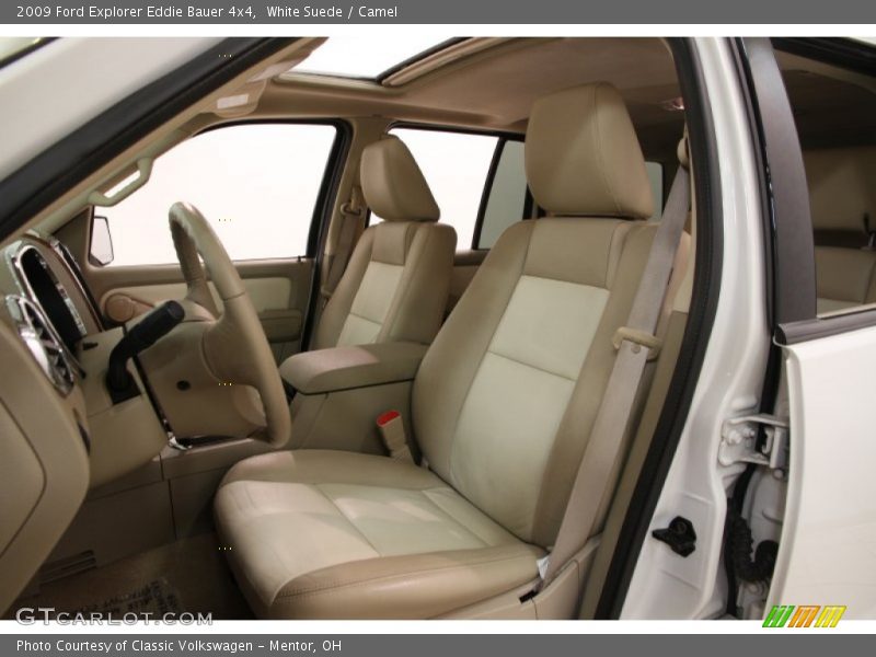 White Suede / Camel 2009 Ford Explorer Eddie Bauer 4x4