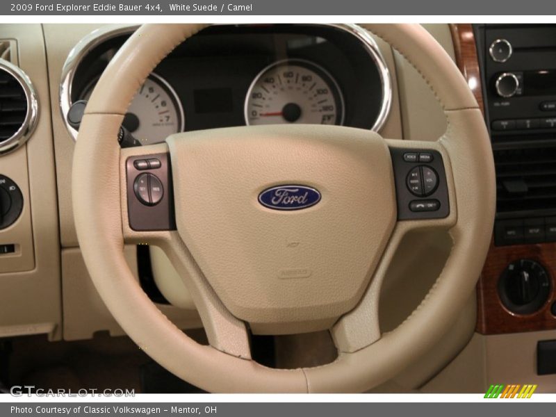 White Suede / Camel 2009 Ford Explorer Eddie Bauer 4x4