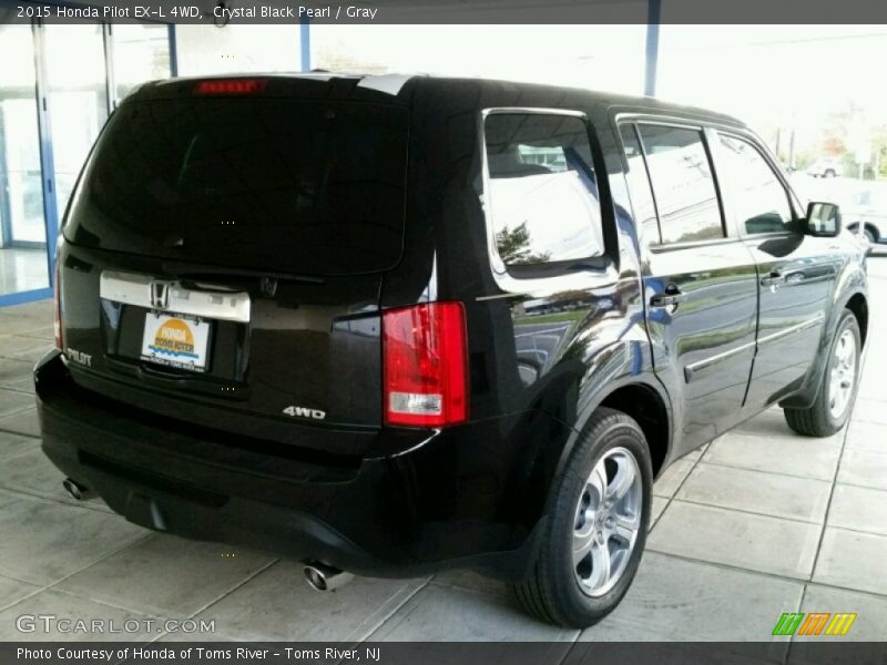 Crystal Black Pearl / Gray 2015 Honda Pilot EX-L 4WD