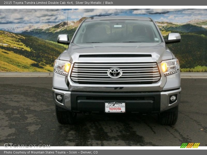 Silver Sky Metallic / Black 2015 Toyota Tundra Limited Double Cab 4x4