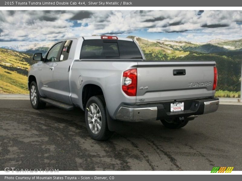 Silver Sky Metallic / Black 2015 Toyota Tundra Limited Double Cab 4x4