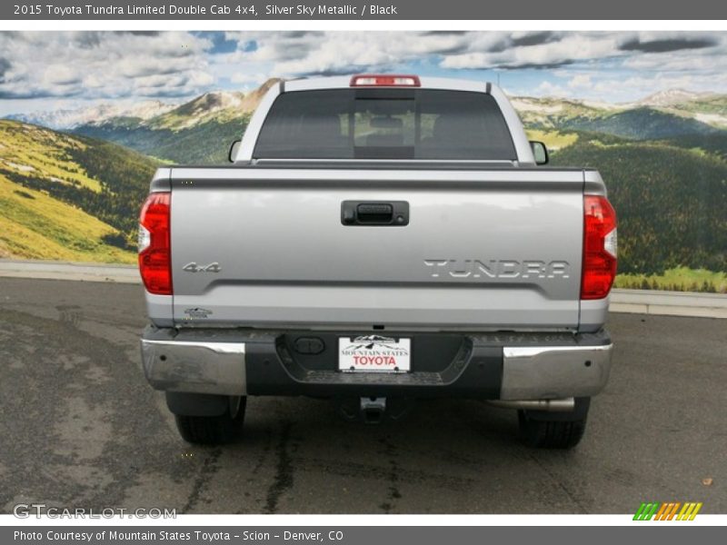 Silver Sky Metallic / Black 2015 Toyota Tundra Limited Double Cab 4x4