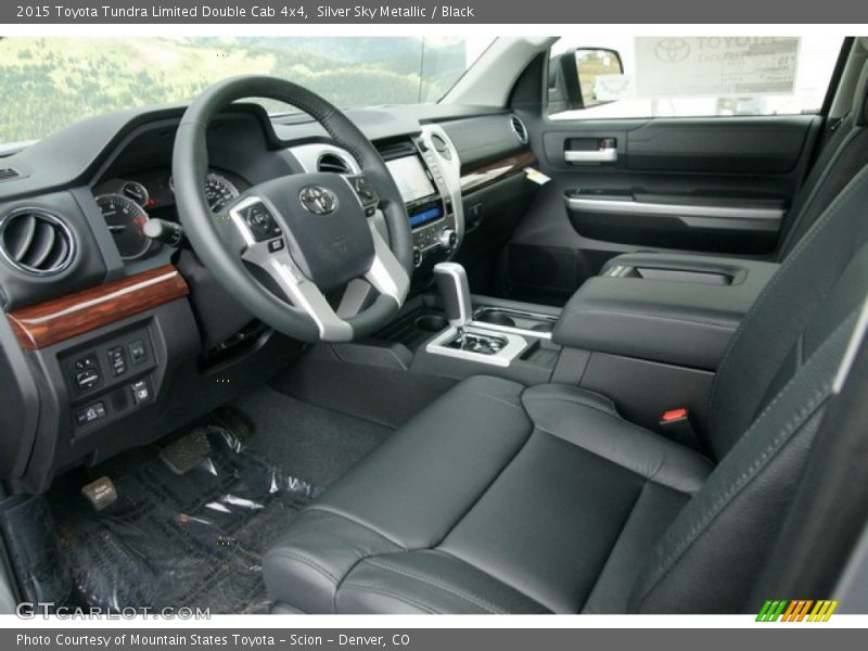 Silver Sky Metallic / Black 2015 Toyota Tundra Limited Double Cab 4x4