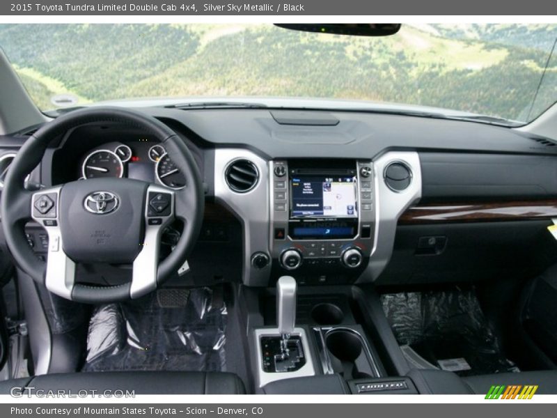 Silver Sky Metallic / Black 2015 Toyota Tundra Limited Double Cab 4x4