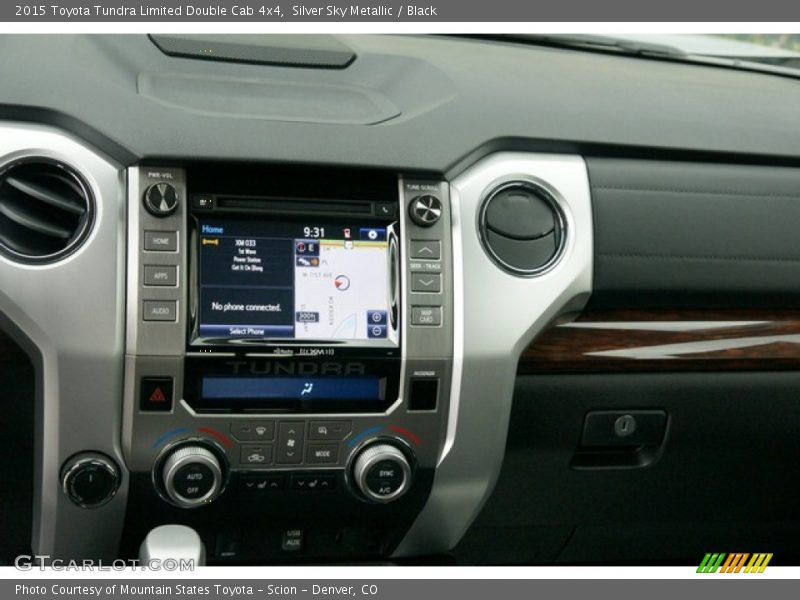 Silver Sky Metallic / Black 2015 Toyota Tundra Limited Double Cab 4x4
