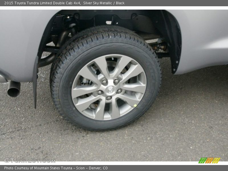 Silver Sky Metallic / Black 2015 Toyota Tundra Limited Double Cab 4x4