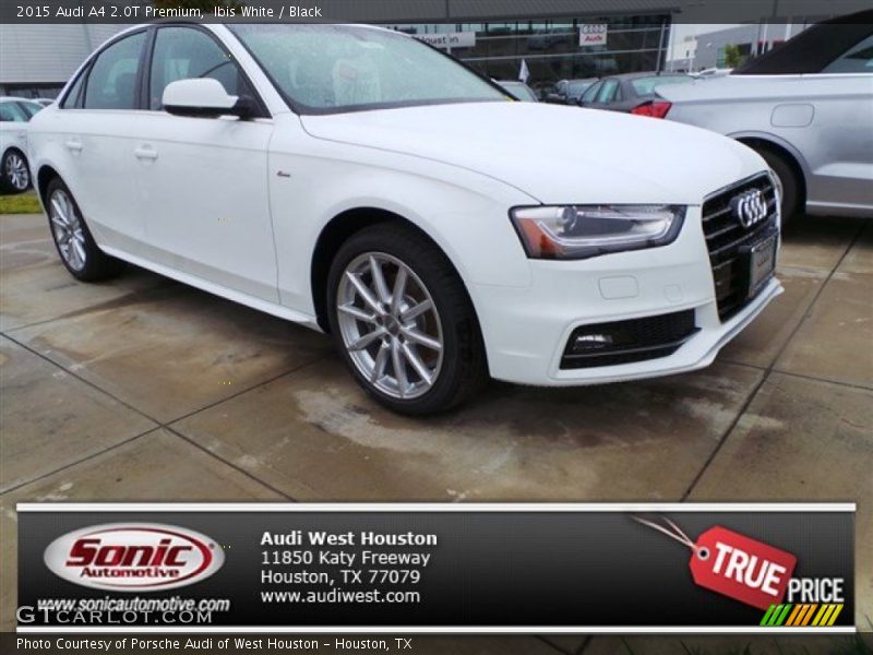 Ibis White / Black 2015 Audi A4 2.0T Premium