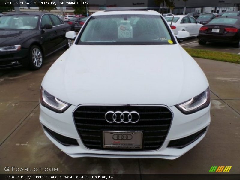 Ibis White / Black 2015 Audi A4 2.0T Premium