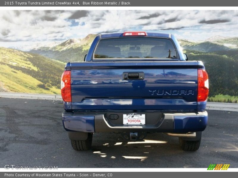 Blue Ribbon Metallic / Black 2015 Toyota Tundra Limited CrewMax 4x4