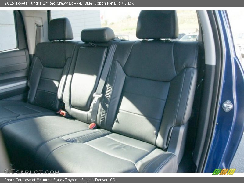 Rear Seat of 2015 Tundra Limited CrewMax 4x4