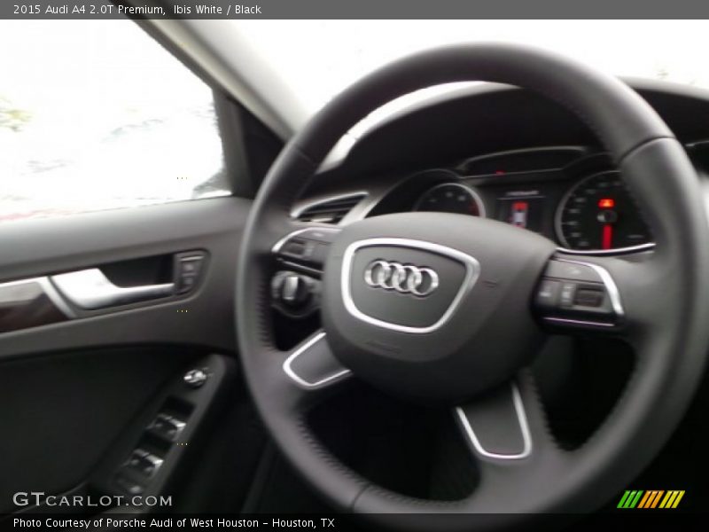 Ibis White / Black 2015 Audi A4 2.0T Premium
