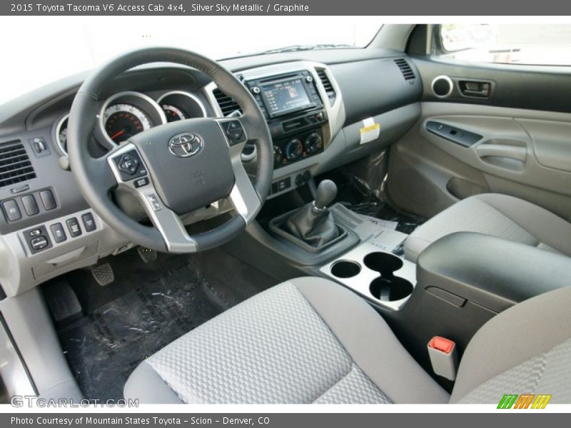  2015 Tacoma V6 Access Cab 4x4 Graphite Interior