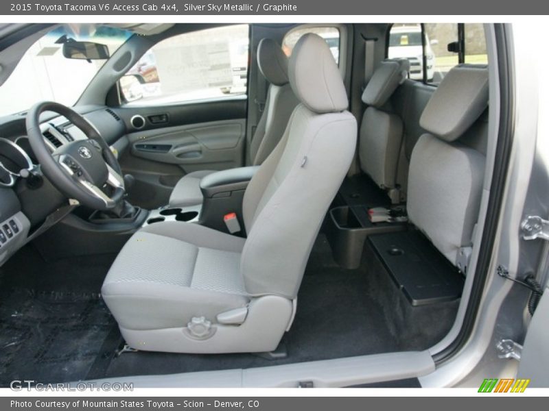 Front Seat of 2015 Tacoma V6 Access Cab 4x4