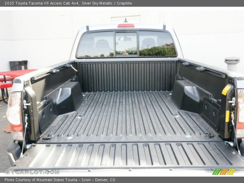 Silver Sky Metallic / Graphite 2015 Toyota Tacoma V6 Access Cab 4x4