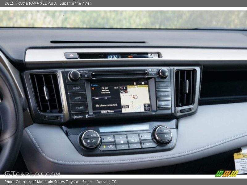 Super White / Ash 2015 Toyota RAV4 XLE AWD