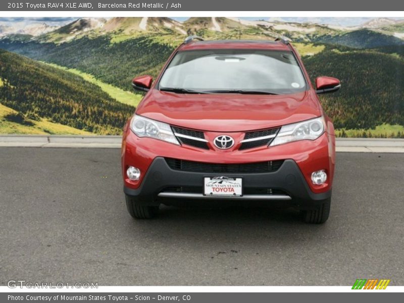 Barcelona Red Metallic / Ash 2015 Toyota RAV4 XLE AWD