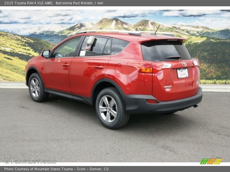 Barcelona Red Metallic / Ash 2015 Toyota RAV4 XLE AWD