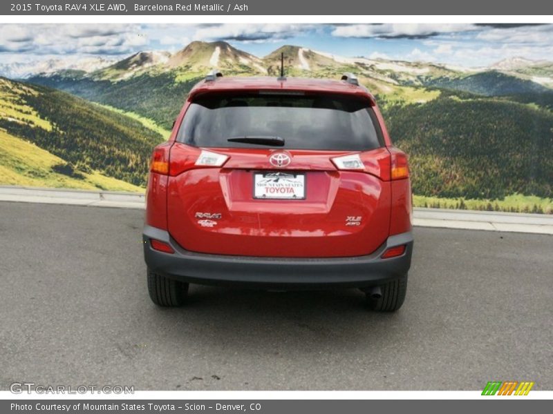 Barcelona Red Metallic / Ash 2015 Toyota RAV4 XLE AWD