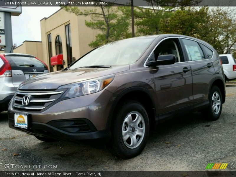 Urban Titanium Metallic / Black 2014 Honda CR-V LX AWD