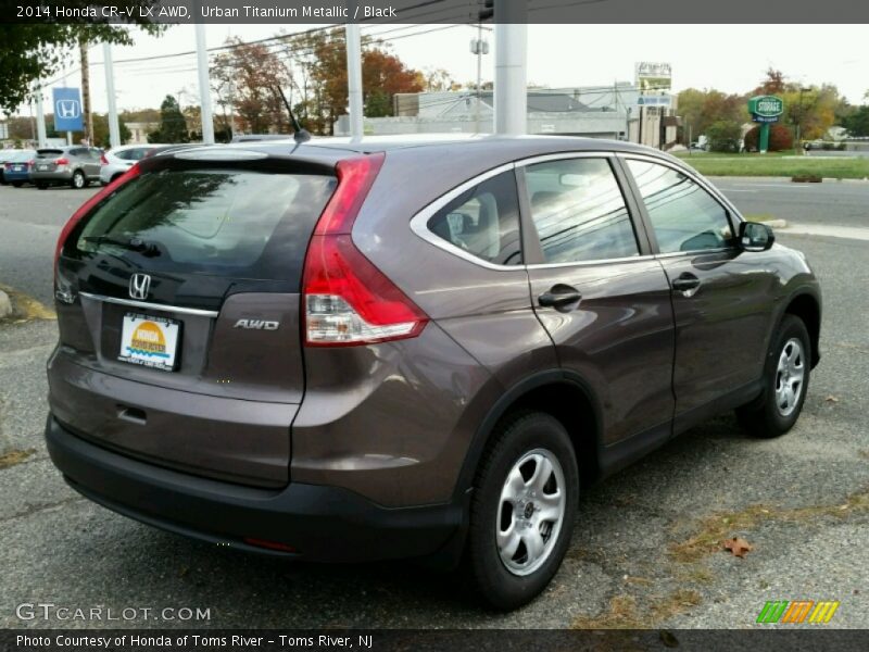 Urban Titanium Metallic / Black 2014 Honda CR-V LX AWD
