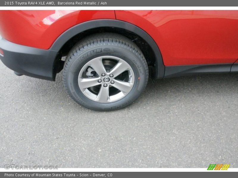 Barcelona Red Metallic / Ash 2015 Toyota RAV4 XLE AWD