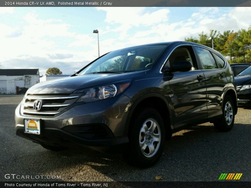 Polished Metal Metallic / Gray 2014 Honda CR-V LX AWD