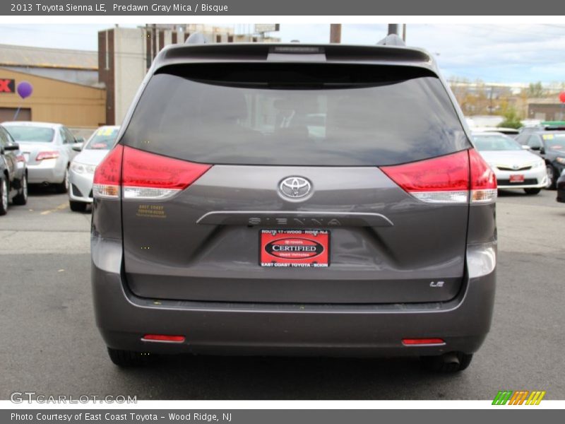 Predawn Gray Mica / Bisque 2013 Toyota Sienna LE
