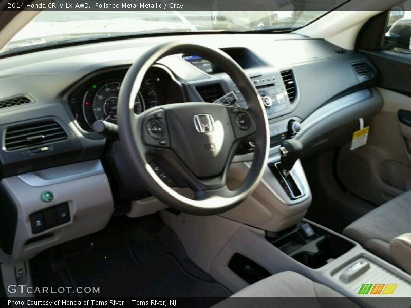 Polished Metal Metallic / Gray 2014 Honda CR-V LX AWD