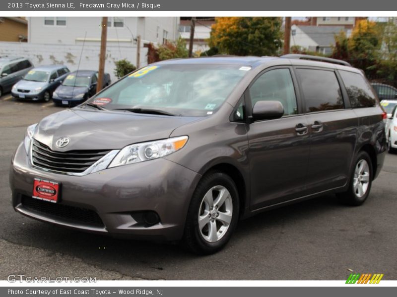 Predawn Gray Mica / Bisque 2013 Toyota Sienna LE