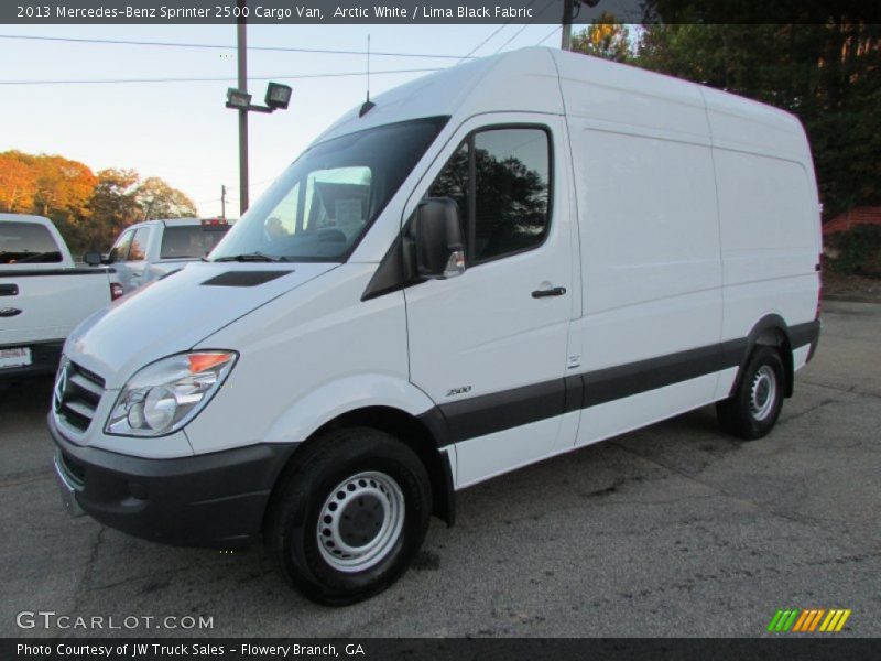 Arctic White / Lima Black Fabric 2013 Mercedes-Benz Sprinter 2500 Cargo Van