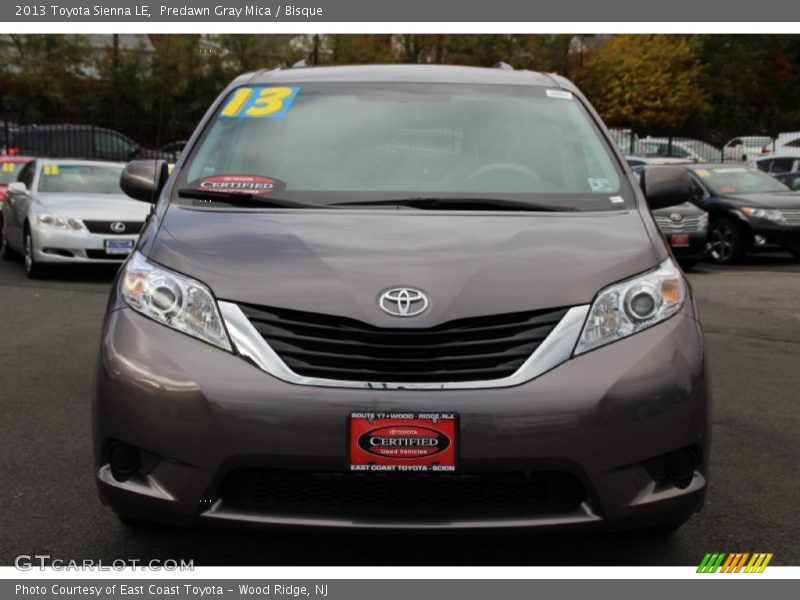 Predawn Gray Mica / Bisque 2013 Toyota Sienna LE