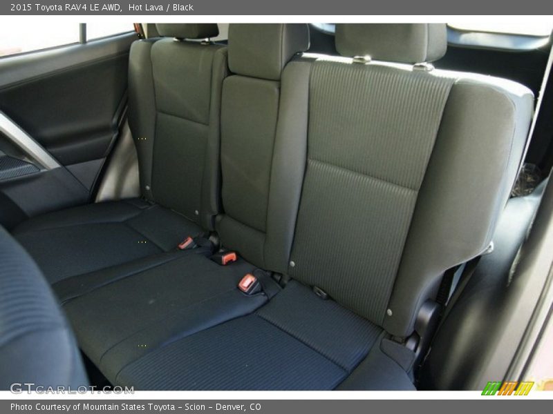 Hot Lava / Black 2015 Toyota RAV4 LE AWD