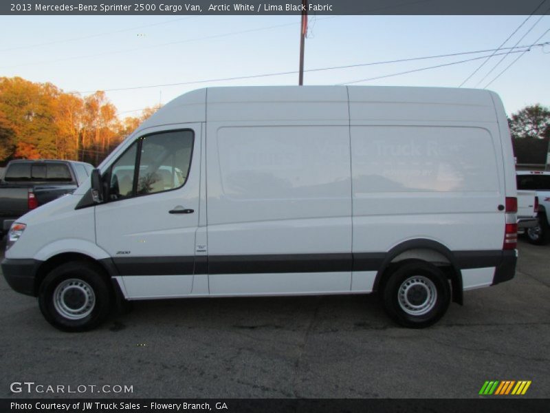 Arctic White / Lima Black Fabric 2013 Mercedes-Benz Sprinter 2500 Cargo Van