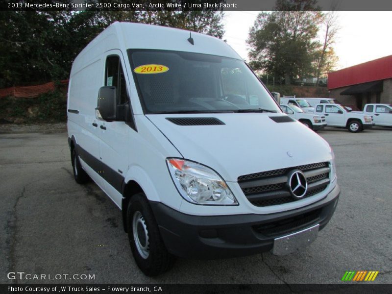 Arctic White / Lima Black Fabric 2013 Mercedes-Benz Sprinter 2500 Cargo Van